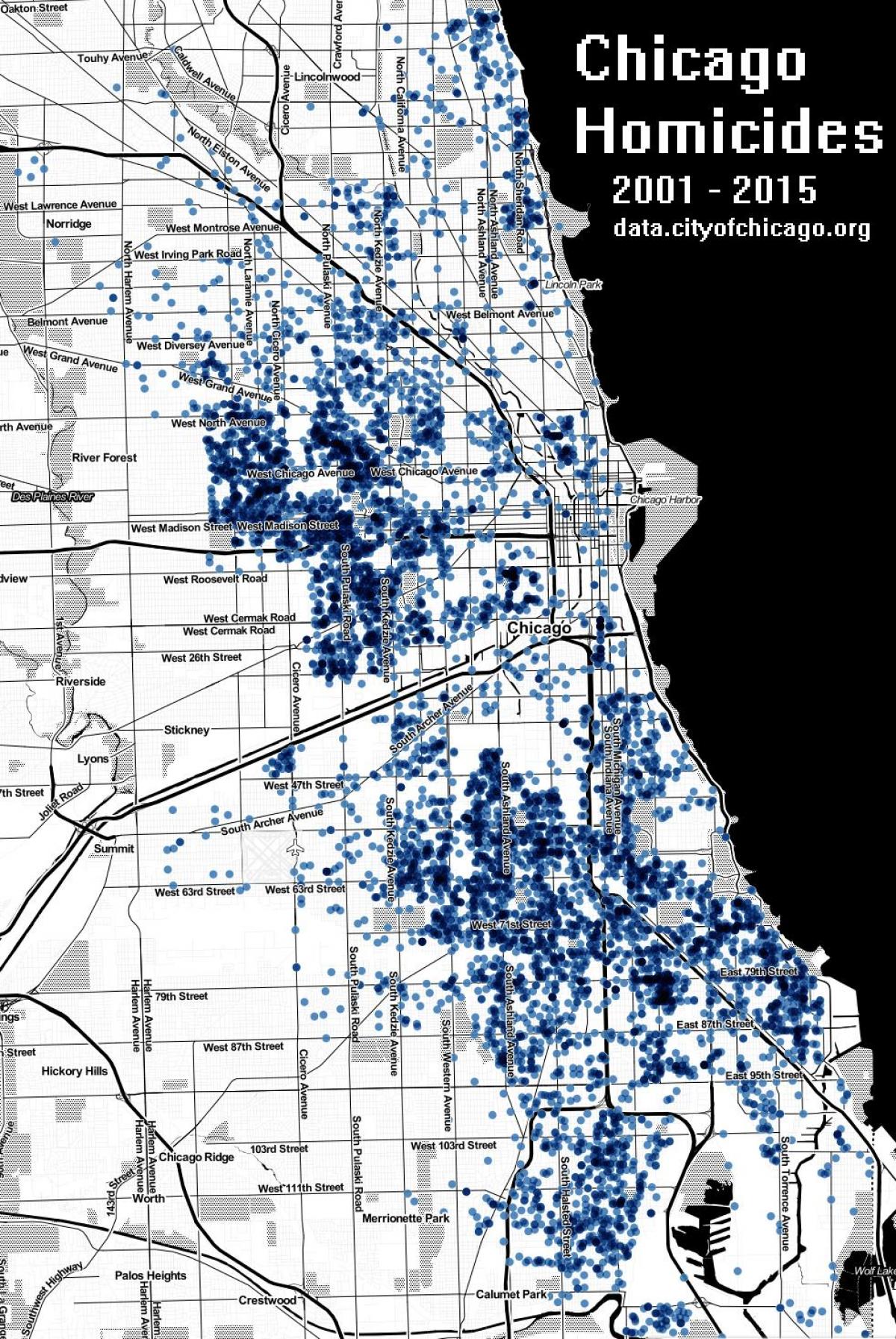 芝加哥地图谋杀