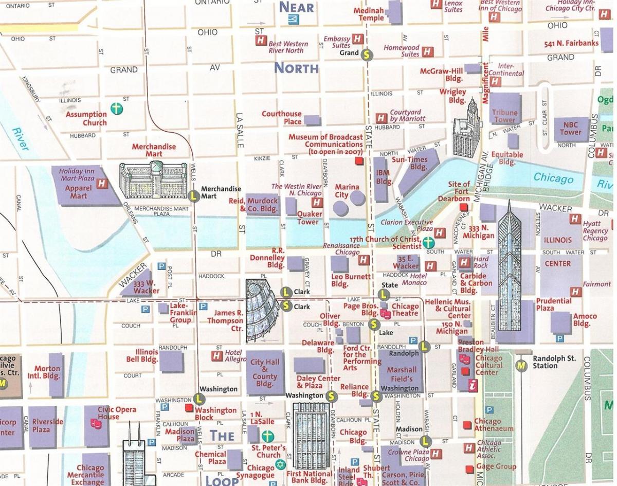 地图的城芝加哥