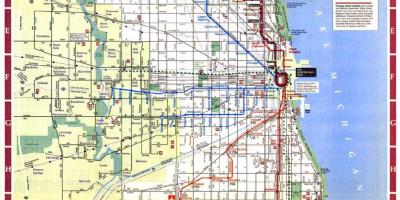 地图芝加哥市的限制