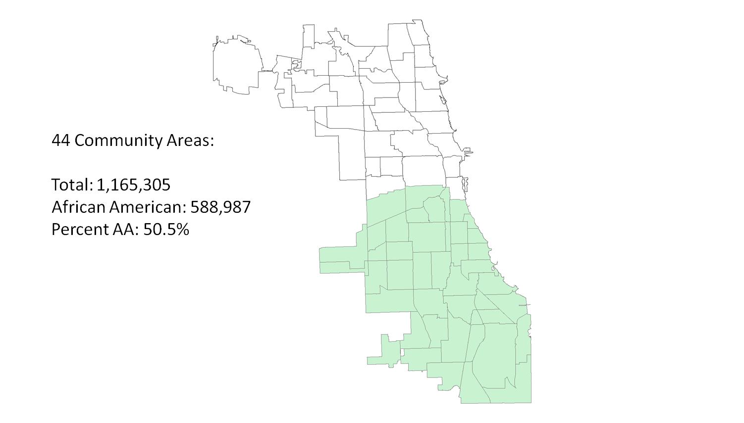 芝加哥南部边地图-南边芝加哥地图(美利坚合众国)