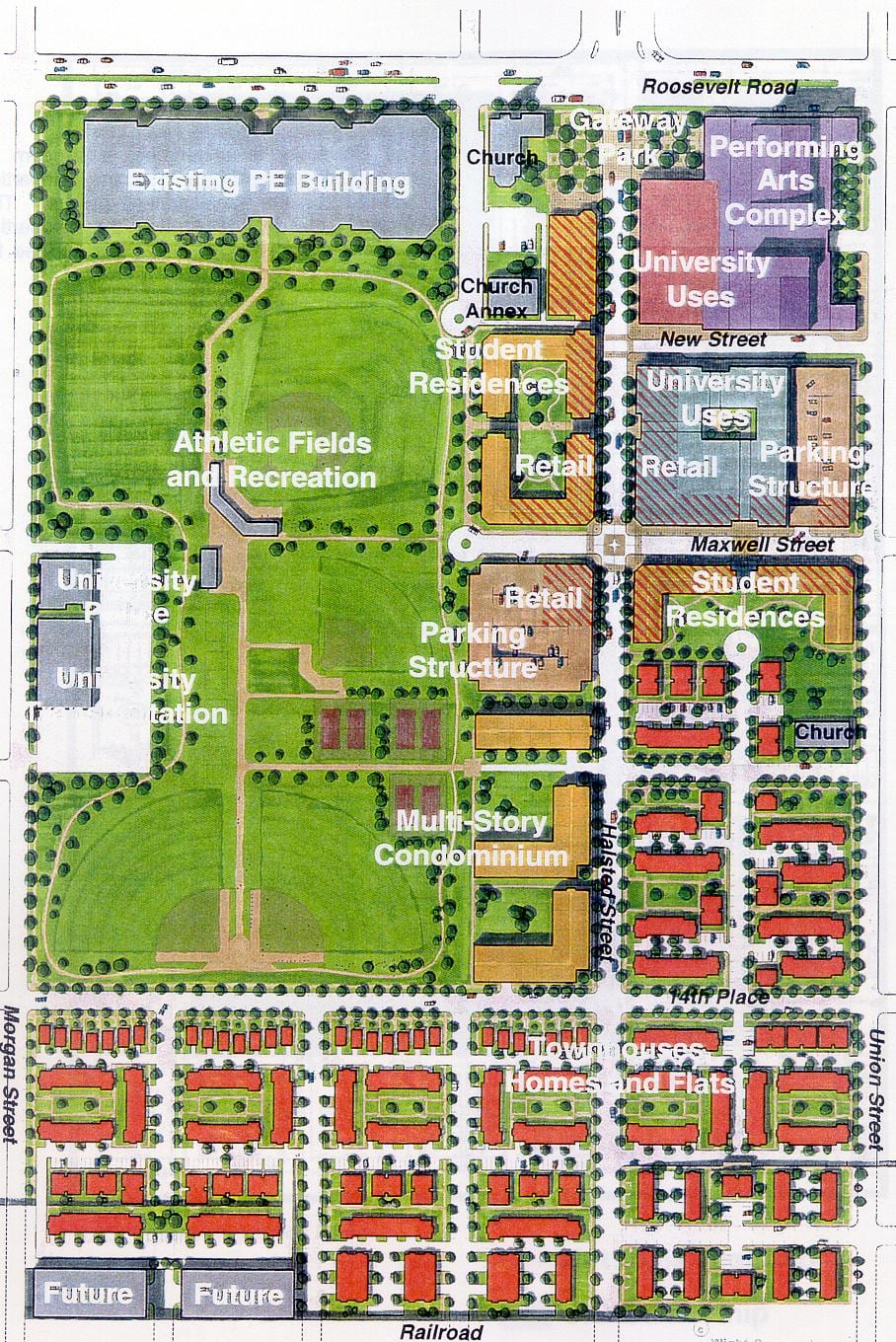 地图的伊斯兰法院联盟东校园