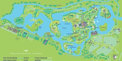 芝加哥植物园地图