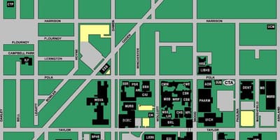 地图的伊斯兰法院联盟的校园